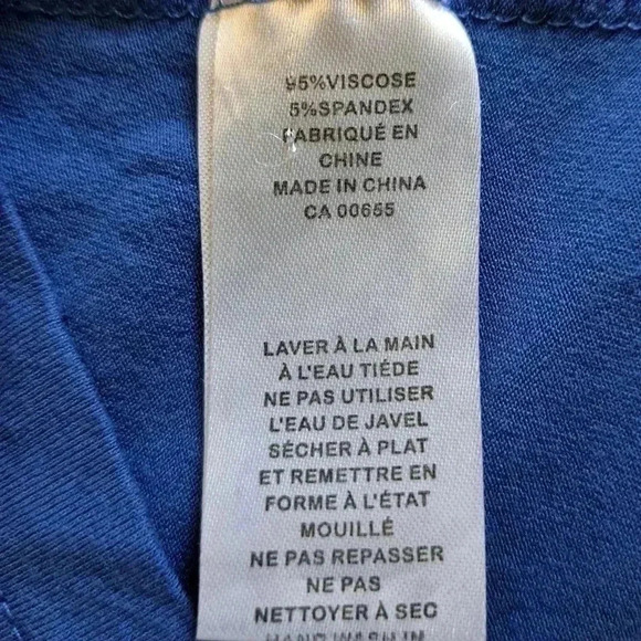 Reitmans Royal Blue Scoop Neck Tank Top Size Medium - Picture 6 of 11